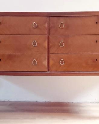 Credenza vintage modernariato con 6 cassetti
