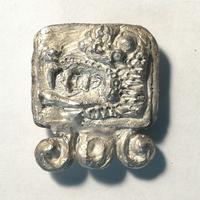 Glifo Maya oroscopo Tzolkin in argento DRAGO