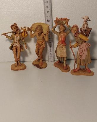 Pastori per presepe in RESINA FONTANINI Italy