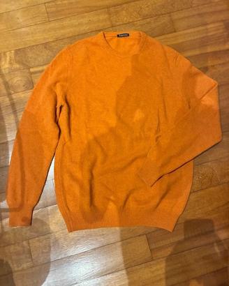 Pullover girocollo uomo lana