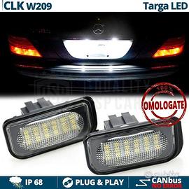 Placchette Luci Targa LED MERCEDES CLK W209 CANBUS