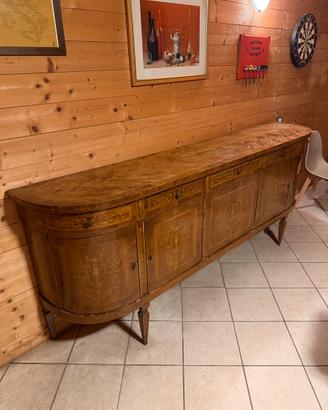 Credenza d’epoca antiquariato primi 900 intarsi