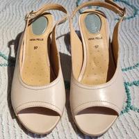 Novelty tacchi aperti, beige, 37 EU