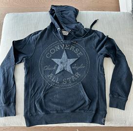 Felpa nera converse all star