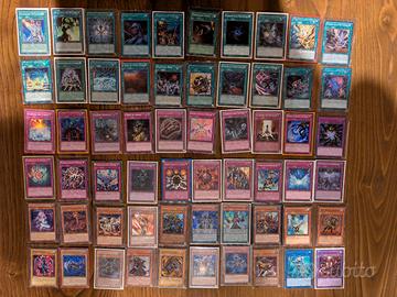 Lotto 60 carte brillanti yugioh + 60 common