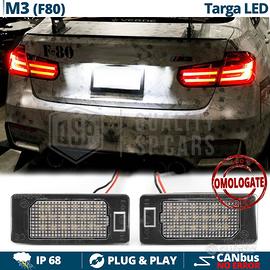 Luci TARGA LED per Bmw M3 F80 PLACCHETTE CANbus