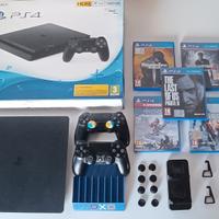 🎮 PS4 Slim 500GB + 2 controller + 6 giochi 🎮
