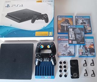 🎮 PS4 Slim 500GB + 2 controller + 6 giochi 🎮