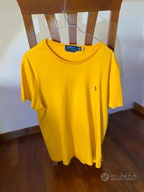 Polo Ralph Lauren gialla custom slim fit taglia M