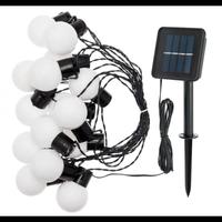 Catena luminosa solare da esterno 16 led