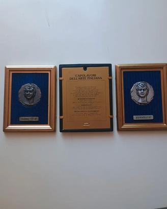 3 DONATELLO piccoli quadri Stock 8X10