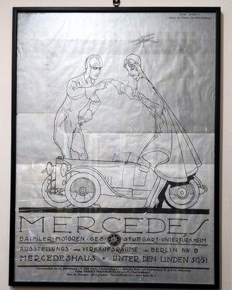 Lotto 2 Poster Mercedes-Benz Vintage Ufficiali