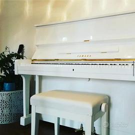 Pianoforte bianco Yamaha  U1 