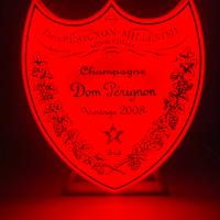 Lampada LED rossa da tavolo decorazione moderna