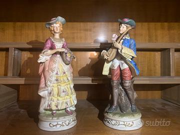 coppia di statue in porcellana - Capodimonte