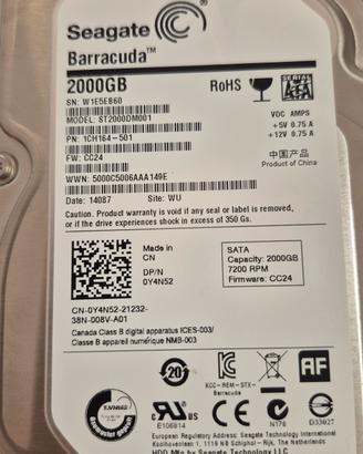Seagate Barracuda 2TB