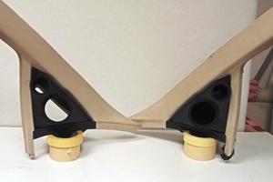 montanti audio grande punto per tweeter e mid