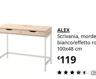 Scrivania "ALEX" Ikea 100×50cm