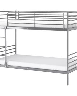 Letto a castello IKEA SVÄRTA + 2 materassi