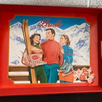 Vassoio lindt vintage Natale