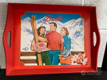 Vassoio lindt vintage Natale