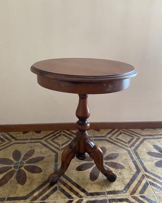 Tavolino tondo legno