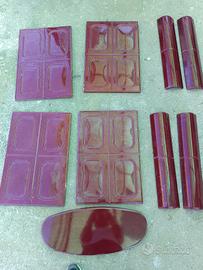 rivestimento maiolica stufa thermorossi 7000