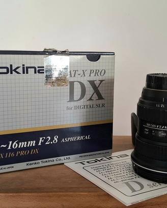Tokina 11-16mm per aps-c Nikon F