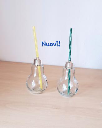 Bicchieri a forma di lampadina 