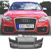 PARAURTI ANTERIORE AUDI A4 04-07 LOOK RS4 GRIGLIA 