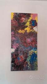 Quadro Moderno Astratto "Fluid Art" - Pezzo Unico