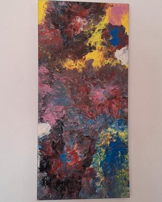 Quadro Moderno Astratto "Fluid Art" - Pezzo Unico