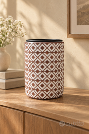 Brucia essenze ceramica design marrone diffusore