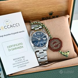 Rolex Date ref: 1500 garanzia valida 1 anno