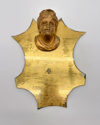 Specchio fregio cimasa moretto veneziano cherubino