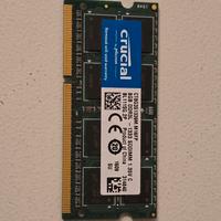 DDR3L 8GB Crucial SODIMM RAM