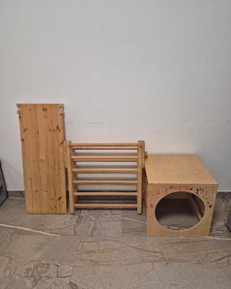 Triangolo Pikler + Cubo Pikler + Scivolo