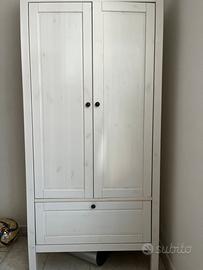 Armadio ikea bianco sundvik