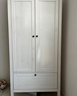 Armadio ikea bianco sundvik