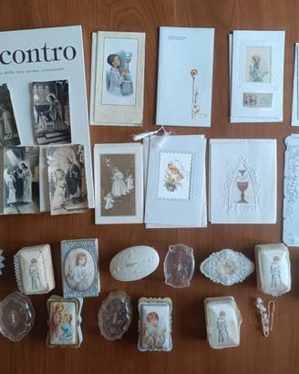 Ricordi santini Prima Comunione e Cresima