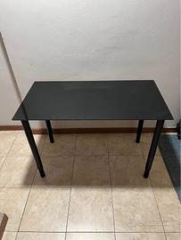 Tavolo vetro nero Glasholm con gambe Olov IKEA