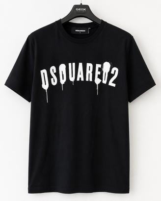 T shirt DSQUARED2 originale nera