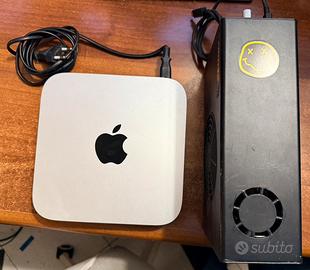 Apple macmini 2014 nmve + ssd + akitio