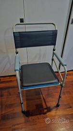 Sedia wc disabili e anziani