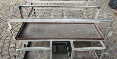 Fioriere in acciaio inox artigianali