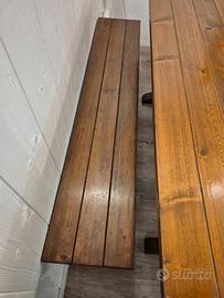 panca in legno Massello 