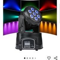 Testa mobile luce led dj