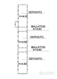 Capannone deposito agricolo zona mirandola mq400