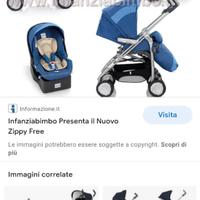 Trio Inglesina colore blu scuro