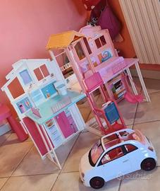 casa barbie con auto 500